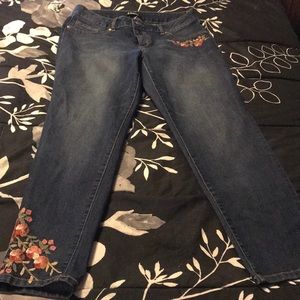 Embroidered Jeans